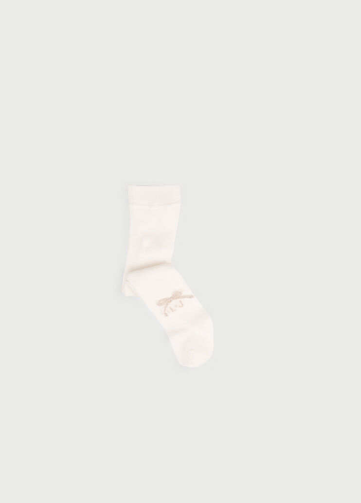 Tights with bow White Liu Jo - large image number 0 Tights with bow White Liu Jo - large image number 0