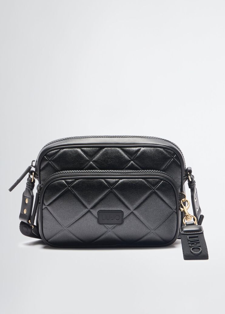 Quilted crossbody bag black Liu Jo - medium Quilted crossbody bag black Liu Jo - medium