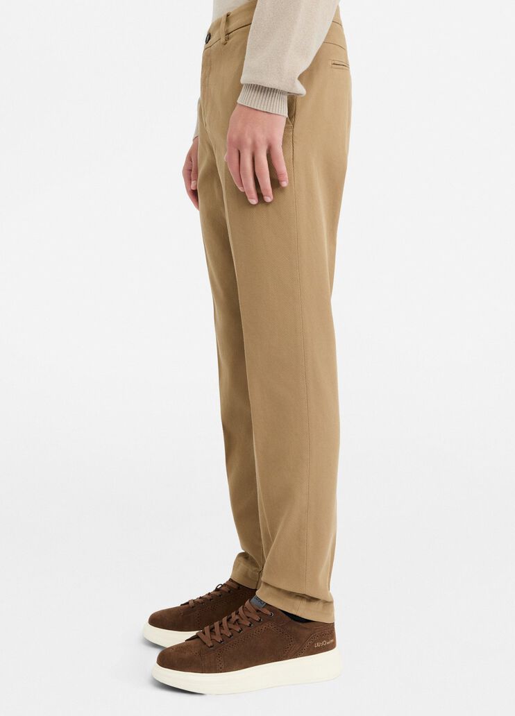 Cotton trousers terracotta Liu Jo - large image number 3 Cotton trousers terracotta Liu Jo - large image number 3