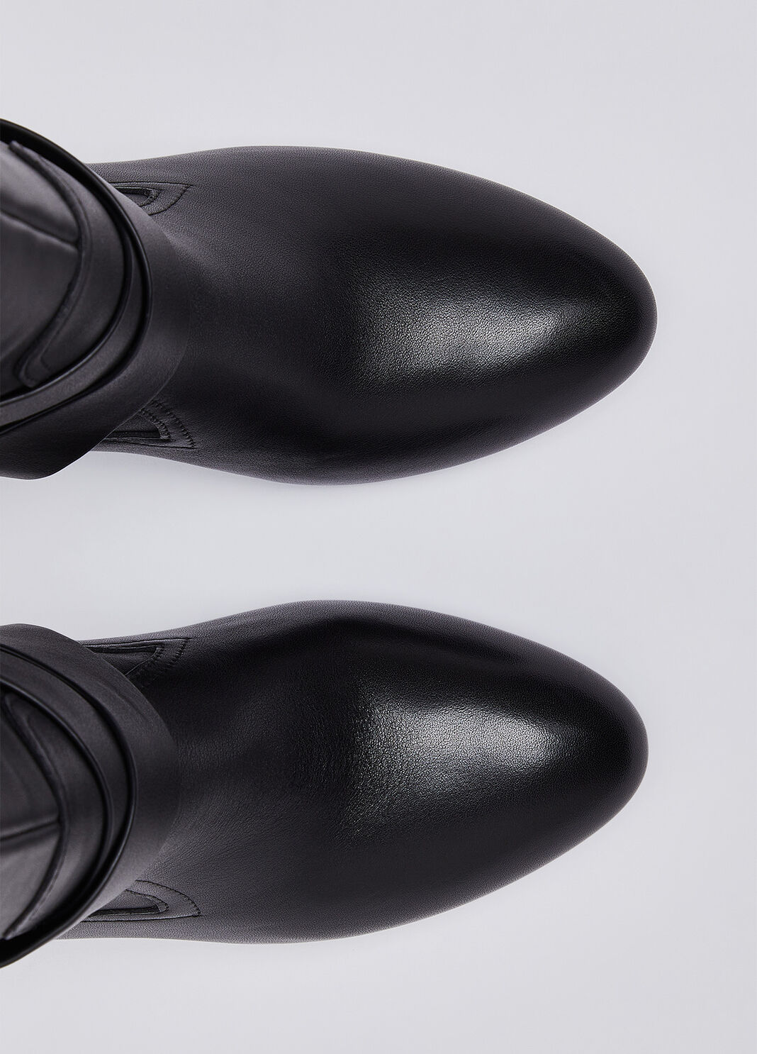 Leather boots with wide heel black Liu Jo - large image number 4