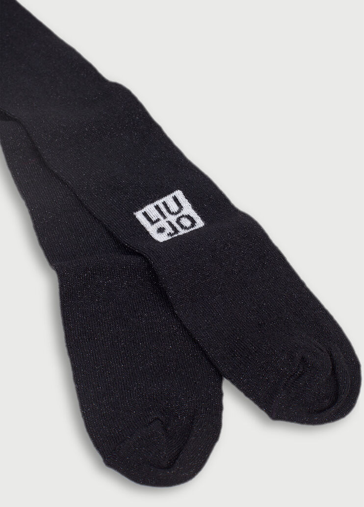 Tights with logo Black Liu Jo - large image number 1