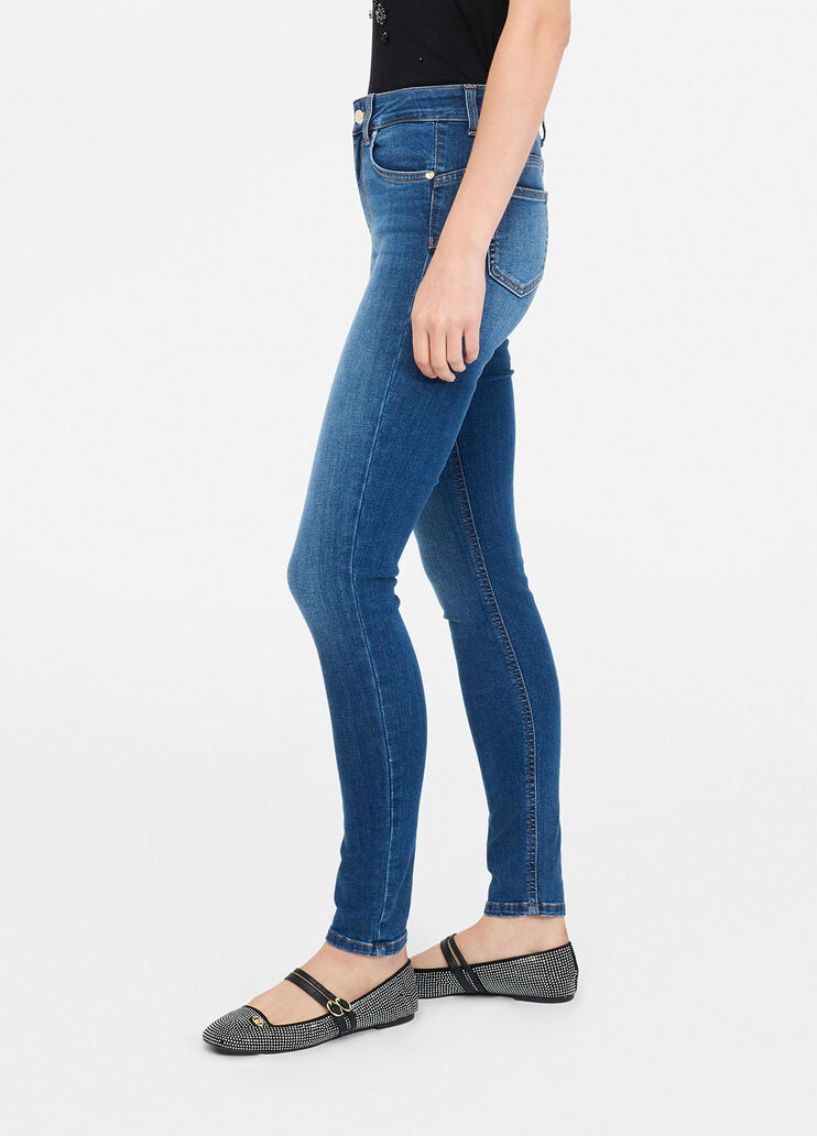 High-waisted skinny jeans blue denim Liu Jo - large image number 3 High-waisted skinny jeans blue denim Liu Jo - large image number 3