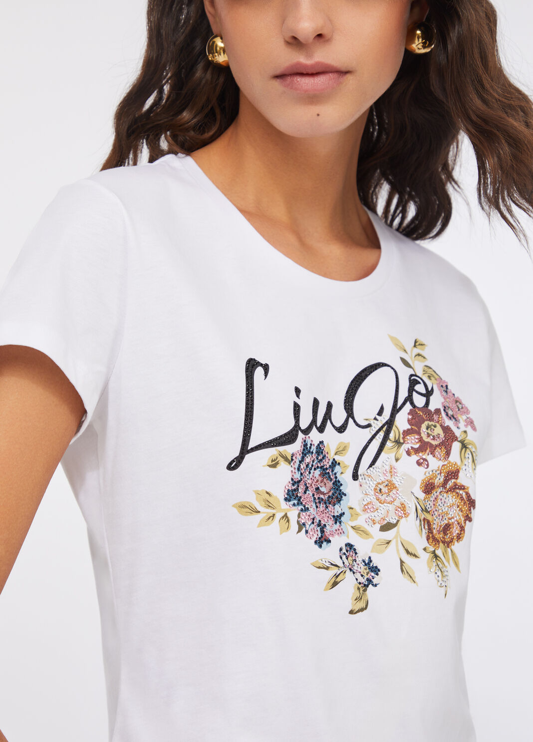 Liu Jo Better T-shirt white/floral Liu Jo - large image number 3