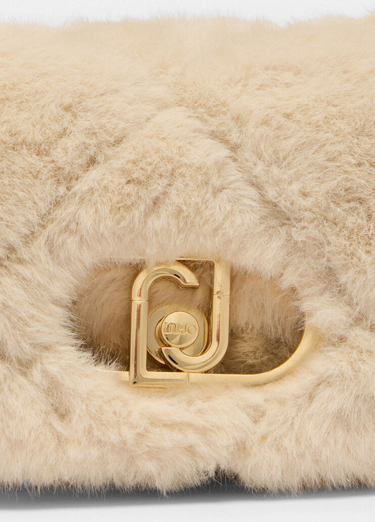 Small faux fur LaPuffy bag white Liu Jo - large image number 4