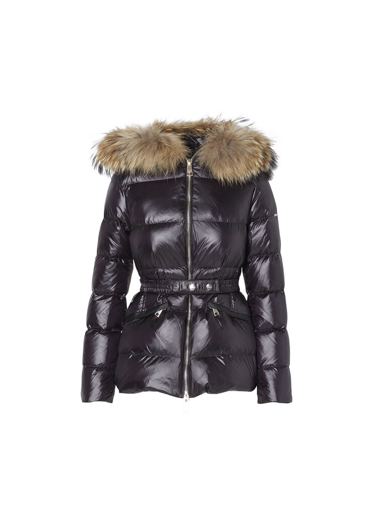 Doudoune à capuche noir Liu Jo - large image number 0