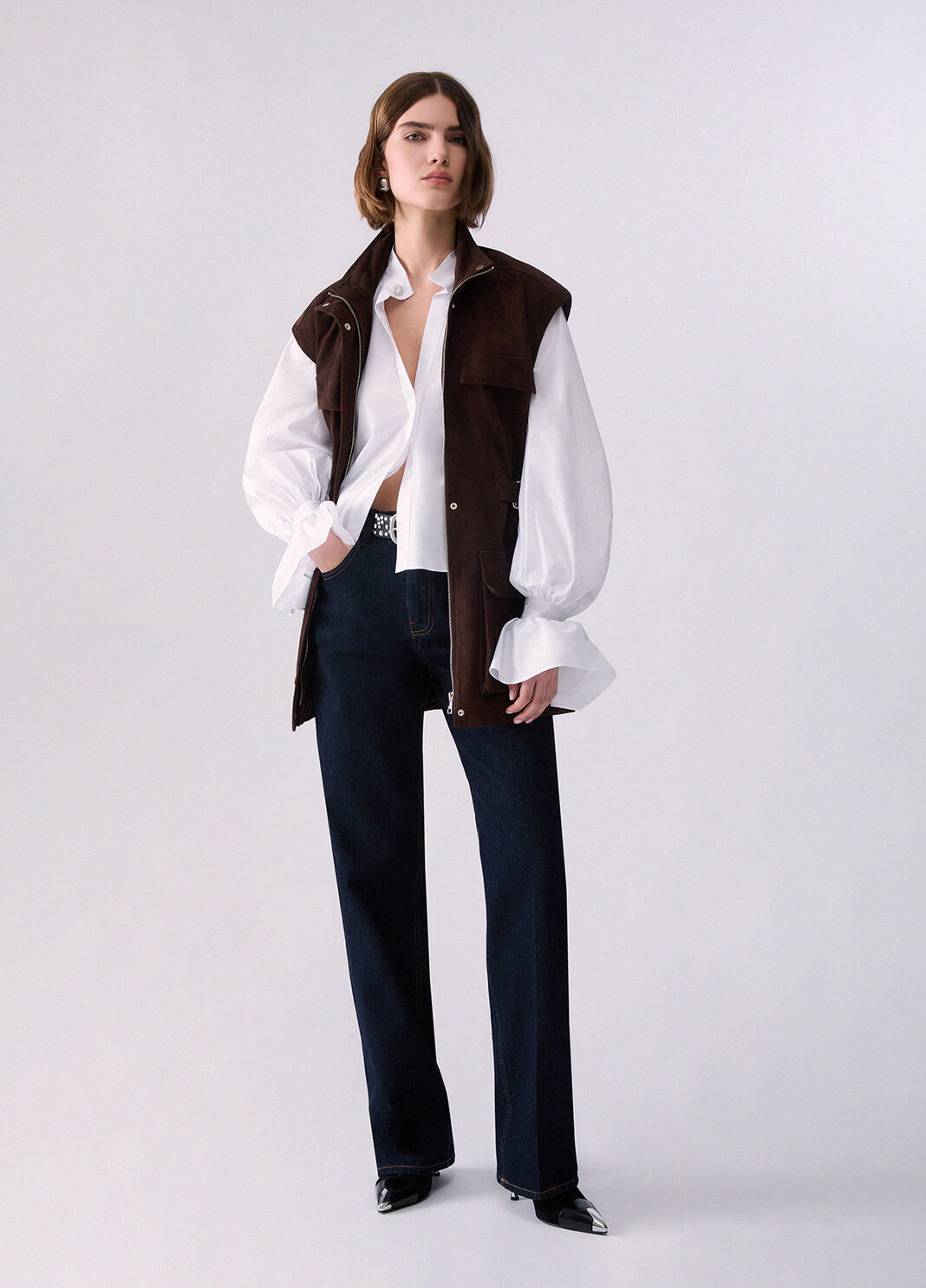Straight jeans with fabric details Normal wash Liu Jo - large image number 5