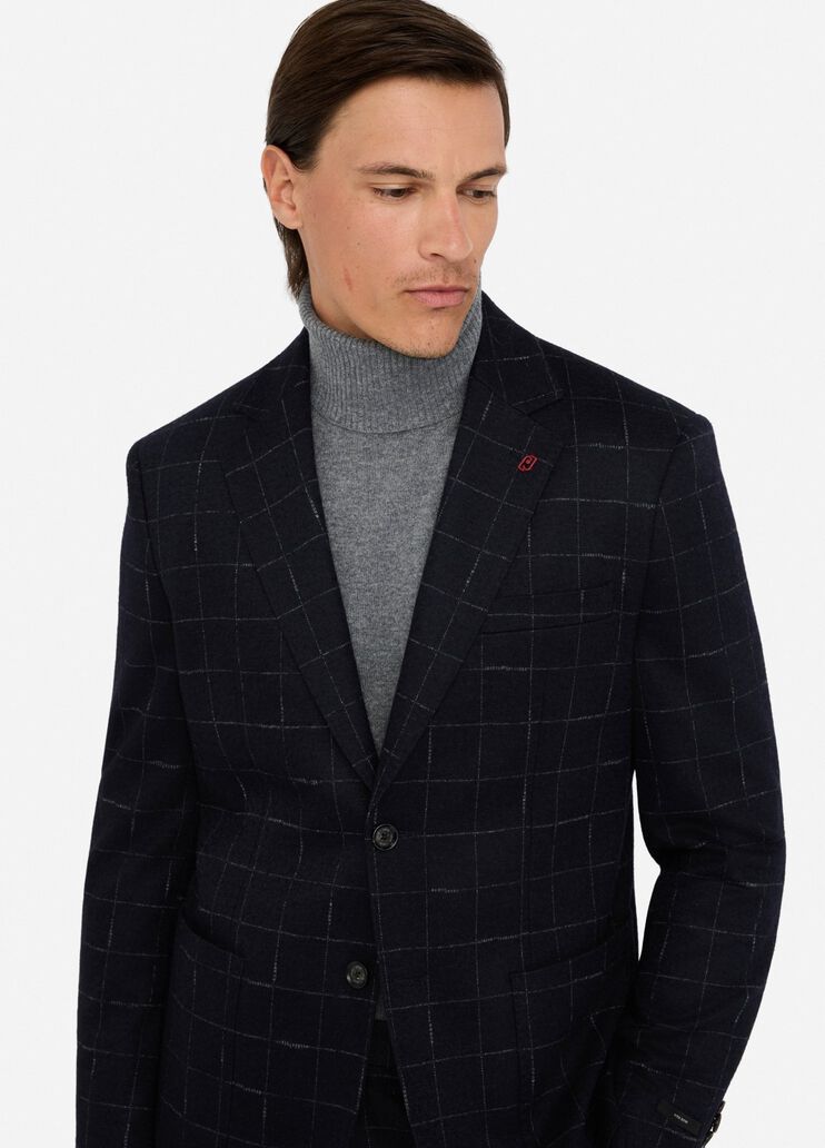 Blazer check in lana e cotone check Liu Jo - large image number 2 Blazer check in lana e cotone check Liu Jo - large image number 2