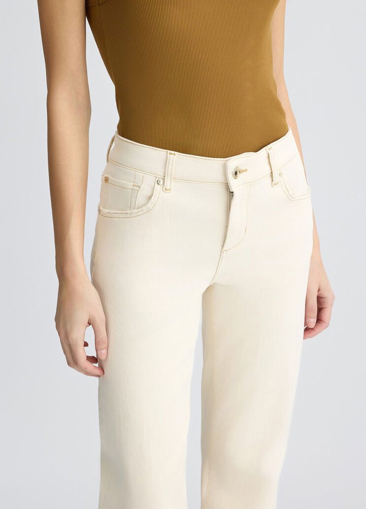 Straight-leg jeans ecru Liu Jo - large image number 2 Straight-leg jeans ecru Liu Jo - large image number 2