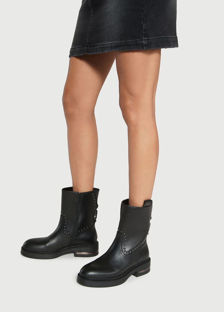 Biker boots with studs black Liu Jo - large image number 0