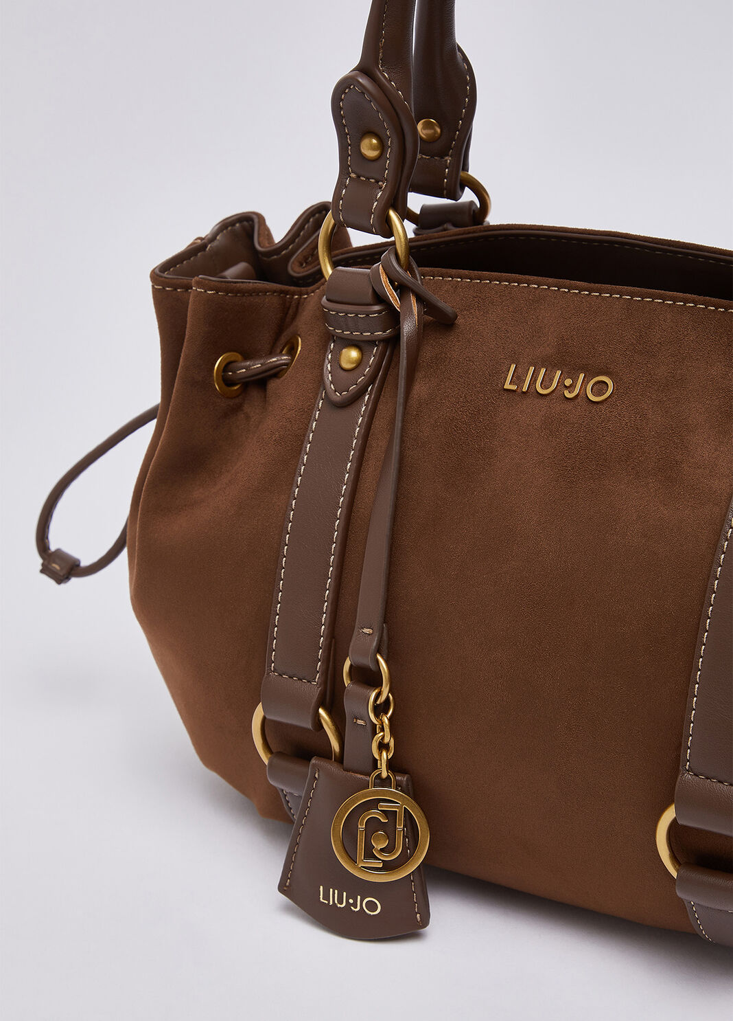 Petit Sac &agrave; Cordon tabac Liu Jo - large image number 5