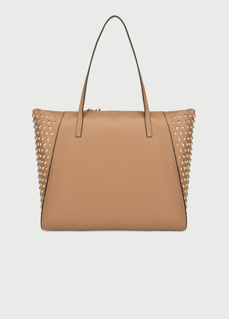 Studded shopping bag Walnut Liu Jo - large image number 2