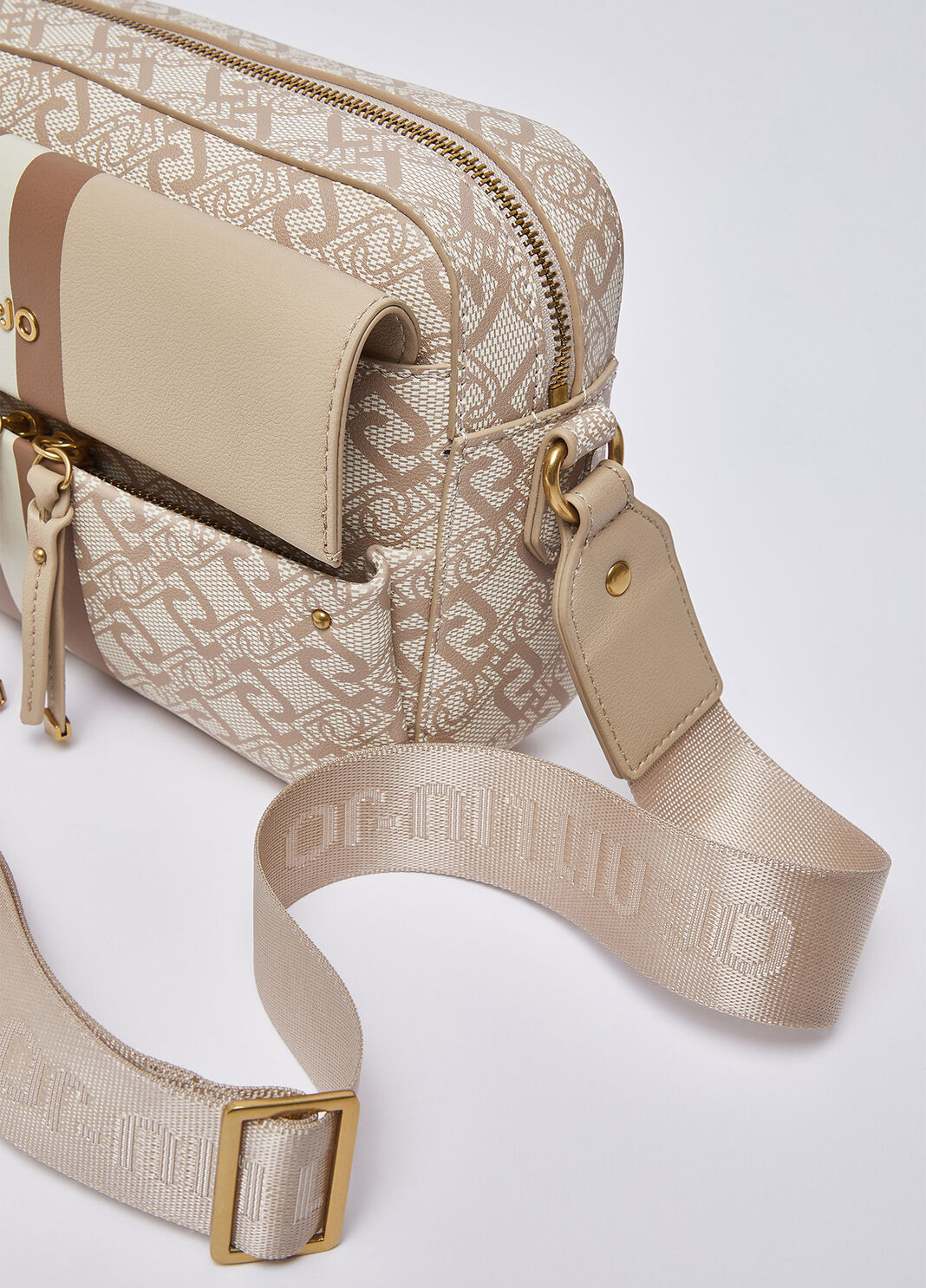 Medium crossbody bag with pocket beige Liu Jo - large image number 4