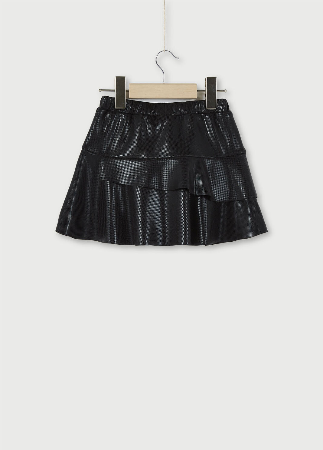 Short skirt with frills Black Liu Jo - large image number 1