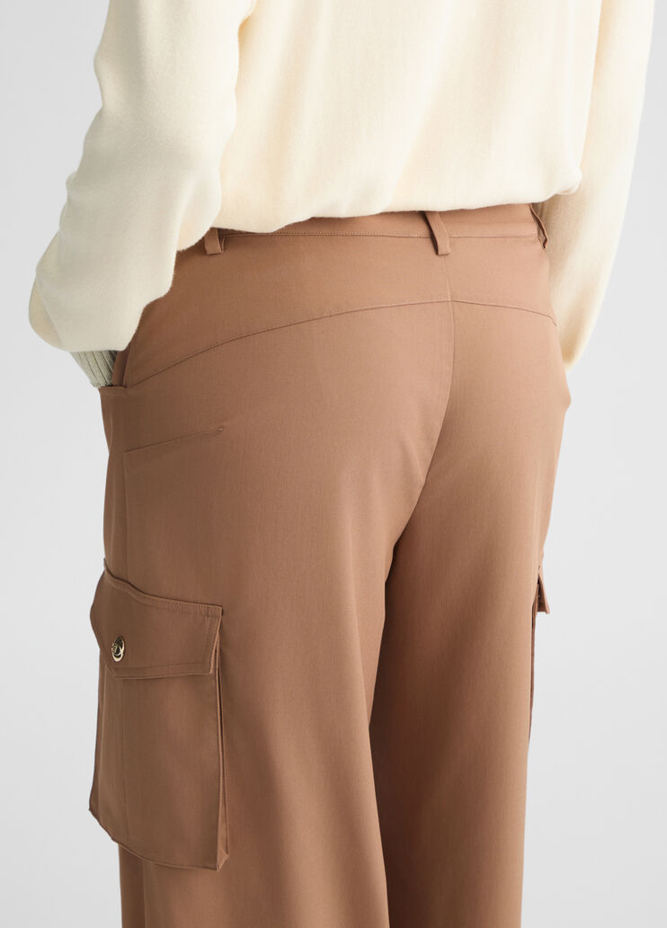 Beige cargo trousers brown Liu Jo - large image number 3 Beige cargo trousers brown Liu Jo - large image number 3
