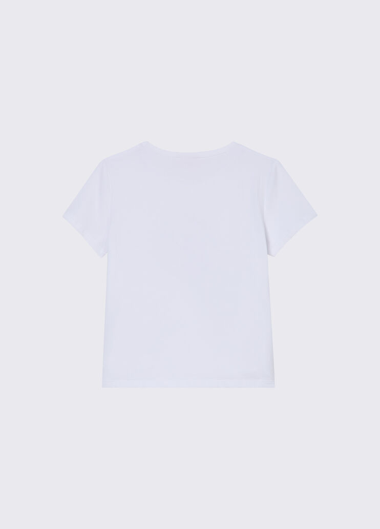 T-shirt with print and precious stones lollipop Liu Jo - medium