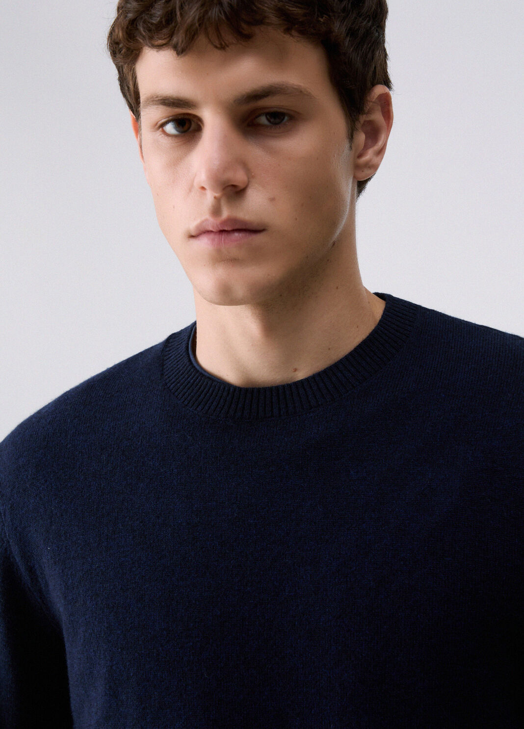 Wool and Cashmere Sweater dark blue Liu Jo - large image number 4