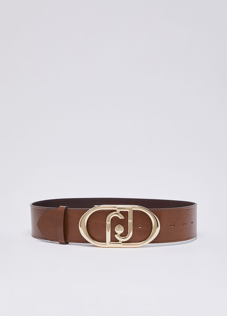 Leather Bustier Belt tobacco brown Liu Jo - medium
