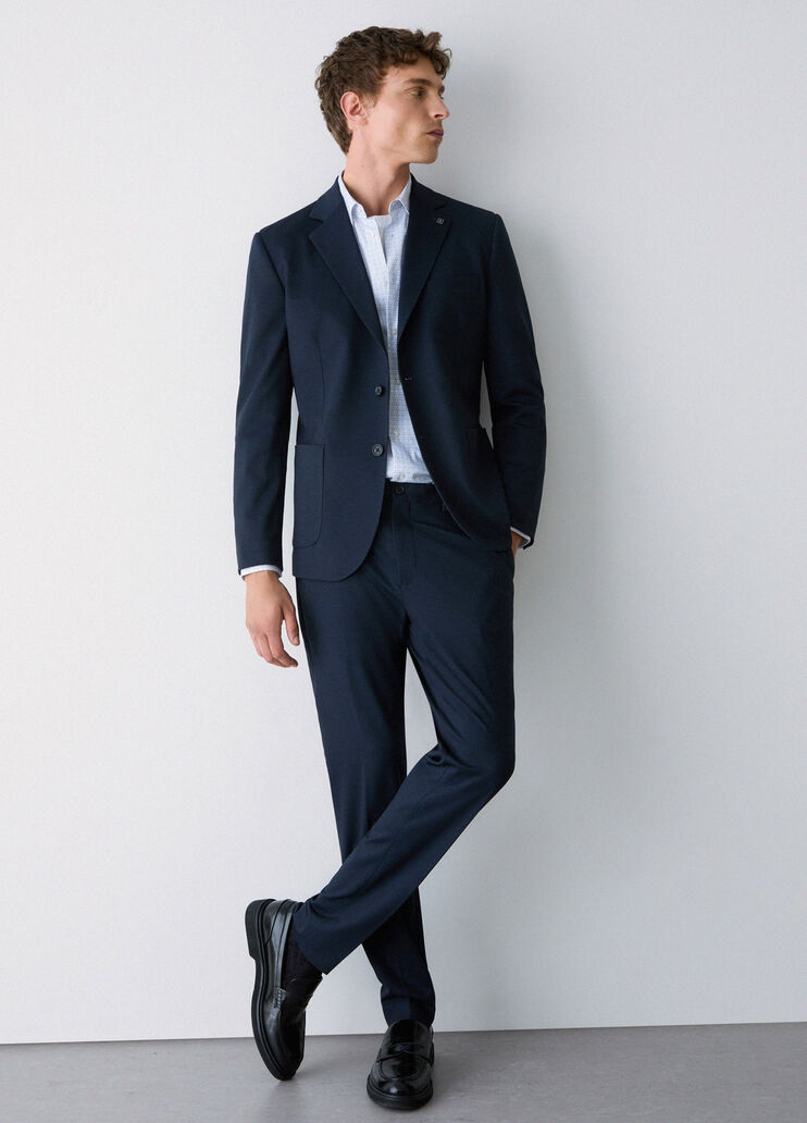 Elegant jacket with pockets navy blue Liu Jo - medium
