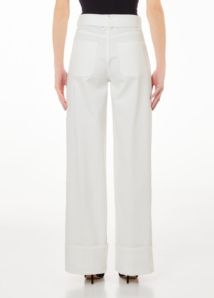 Cargo-Hose mit Gürtel weiß Liu Jo - medium