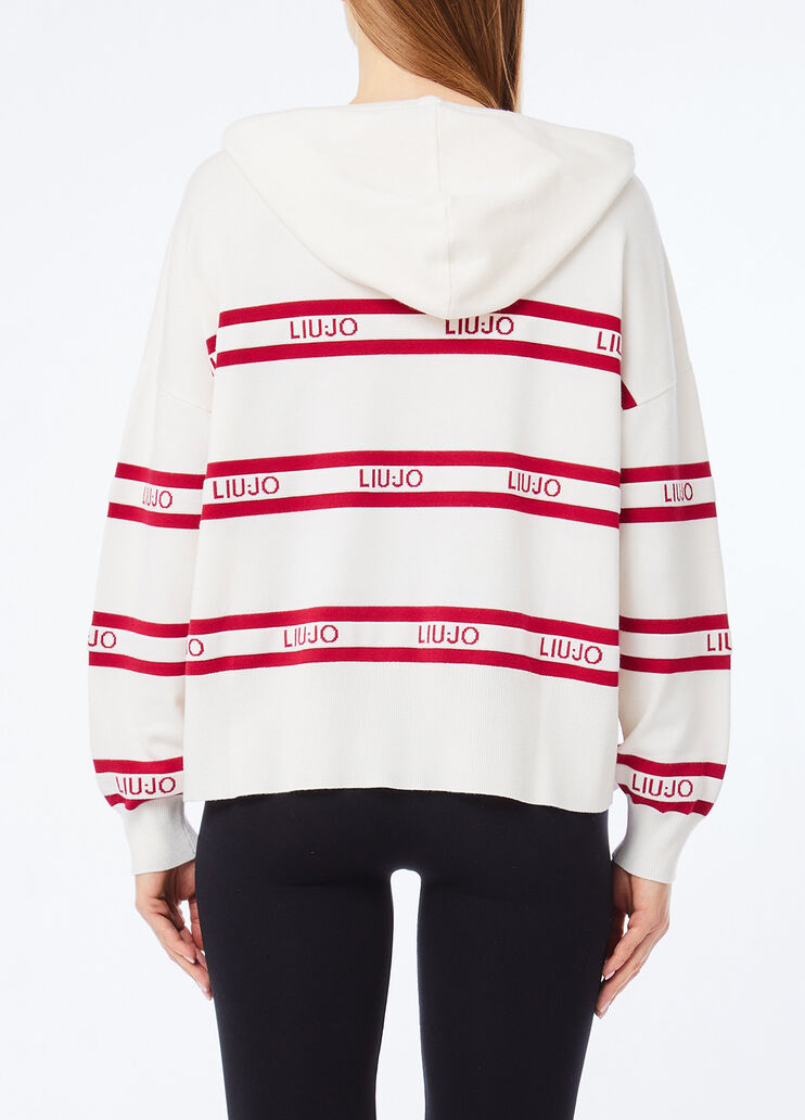 Sudadera de punto blanco Liu Jo - medium