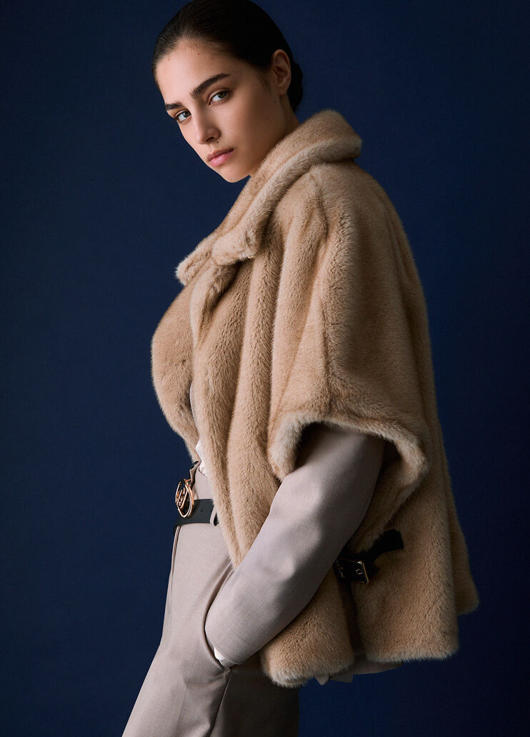 Faux Fur Cape angora Liu Jo - medium