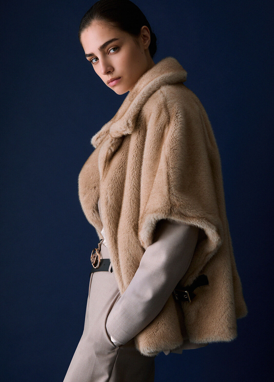 Faux Fur Cape angora Liu Jo - large image number 2