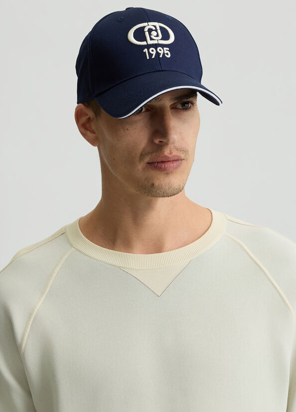 Baseball cap with logo blue Liu Jo - large image number 1