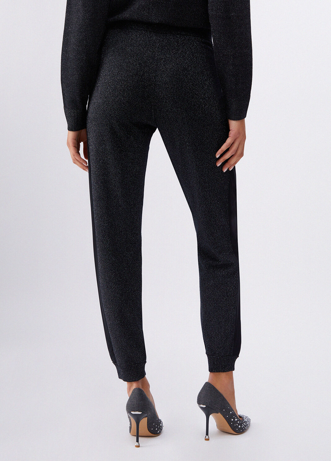 Lurex trousers black Liu Jo - large image number 1