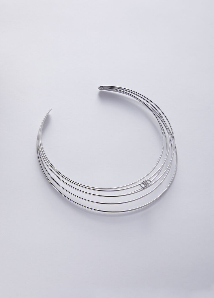 Collana rigida multifilo color argento Liu Jo - medium