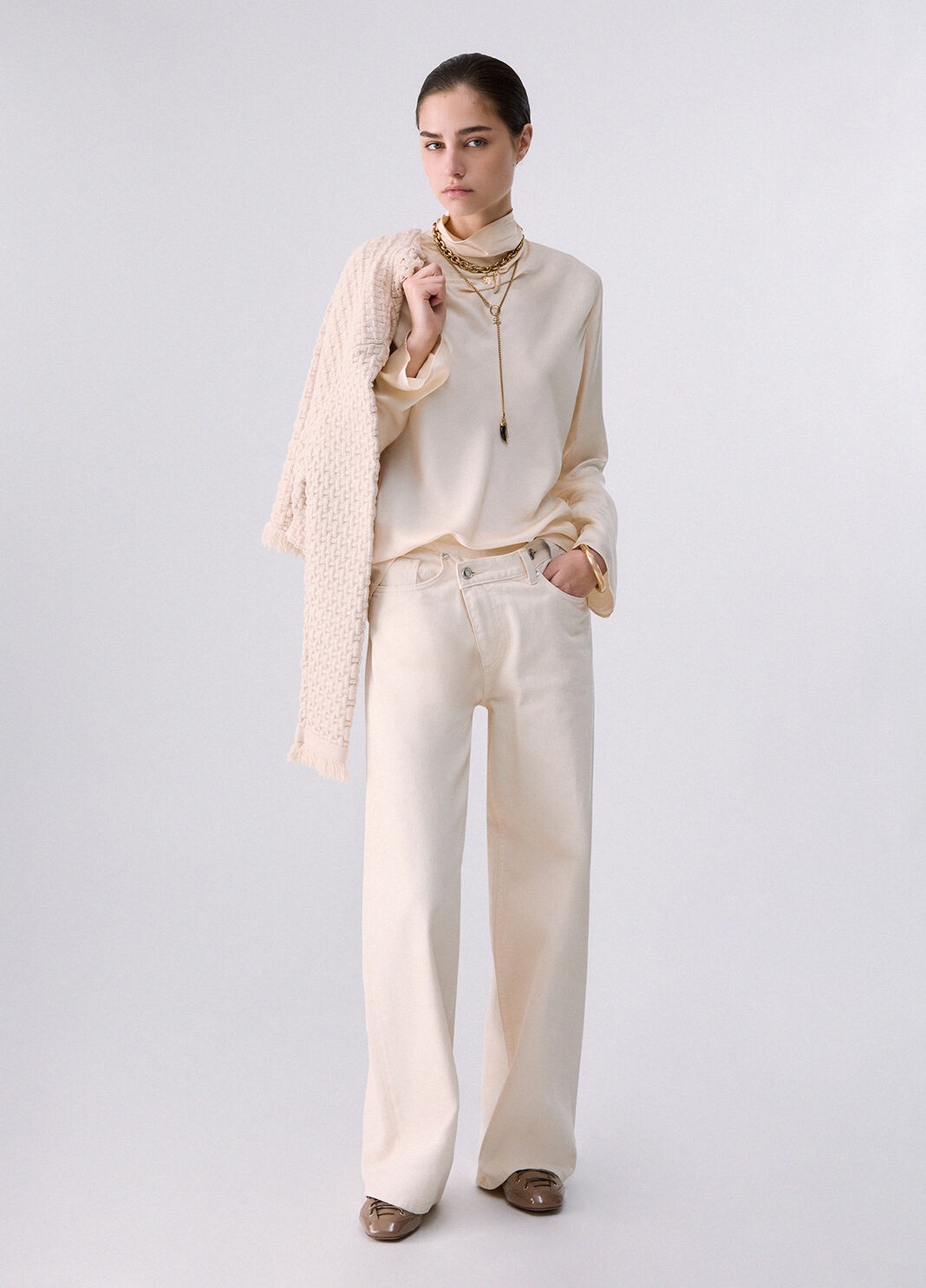 Satin Blouse cream Liu Jo - large image number 5