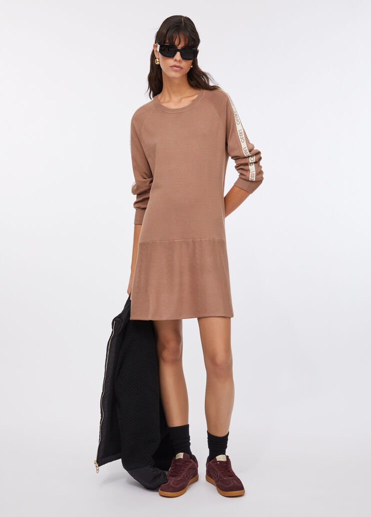Knit dress chocolate Liu Jo - large image number 5