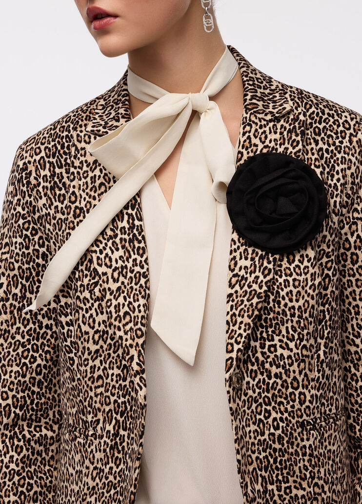 Blazer mit Animal-Print Animal-Print Liu Jo - medium
