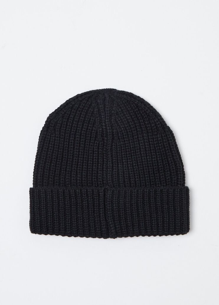 Beanie-M&uuml;tze mit Strass und Perlen Schwarz Liu Jo - medium