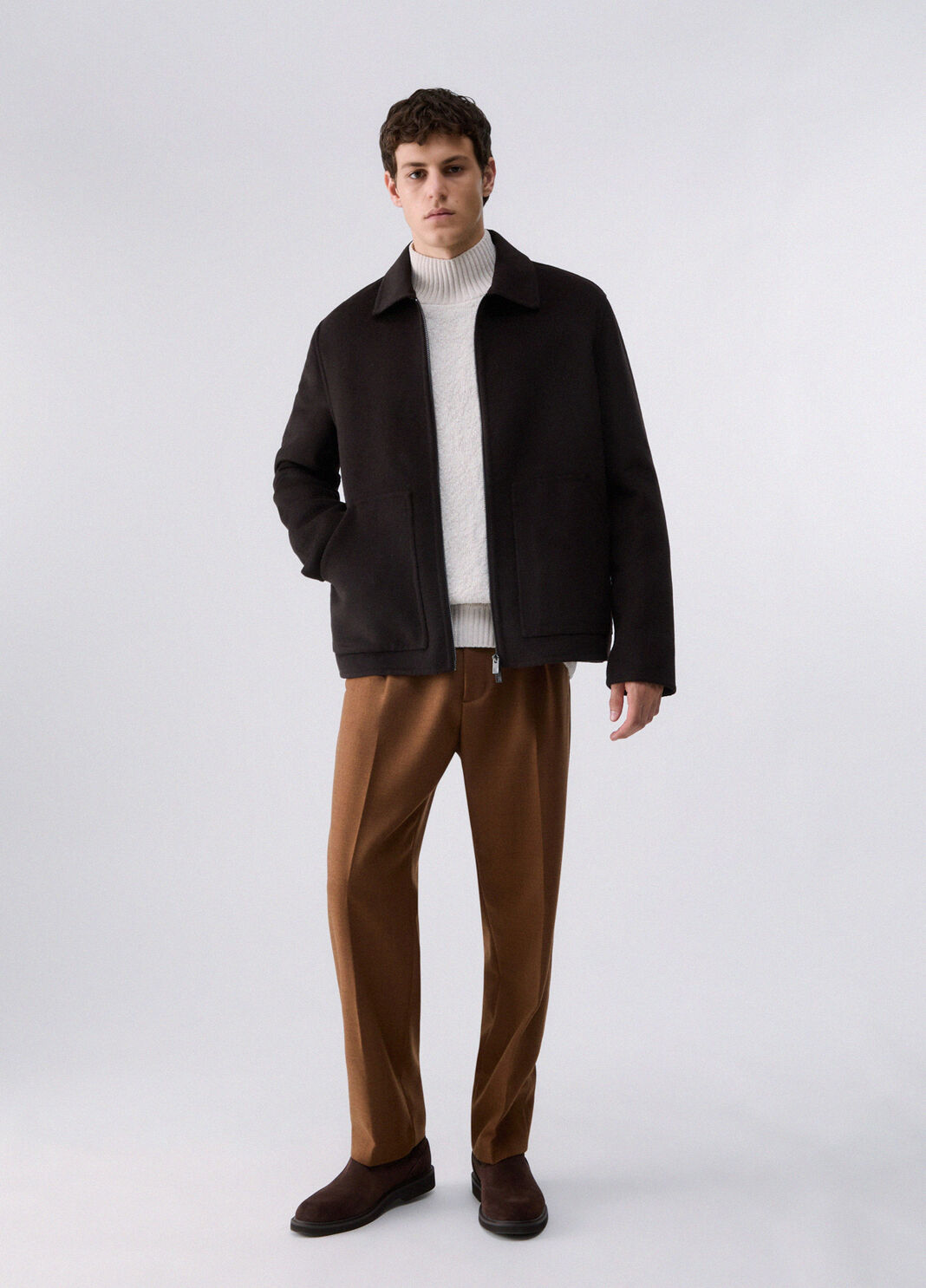 Wool Flannel Overshirt brown Liu Jo - large image number 5