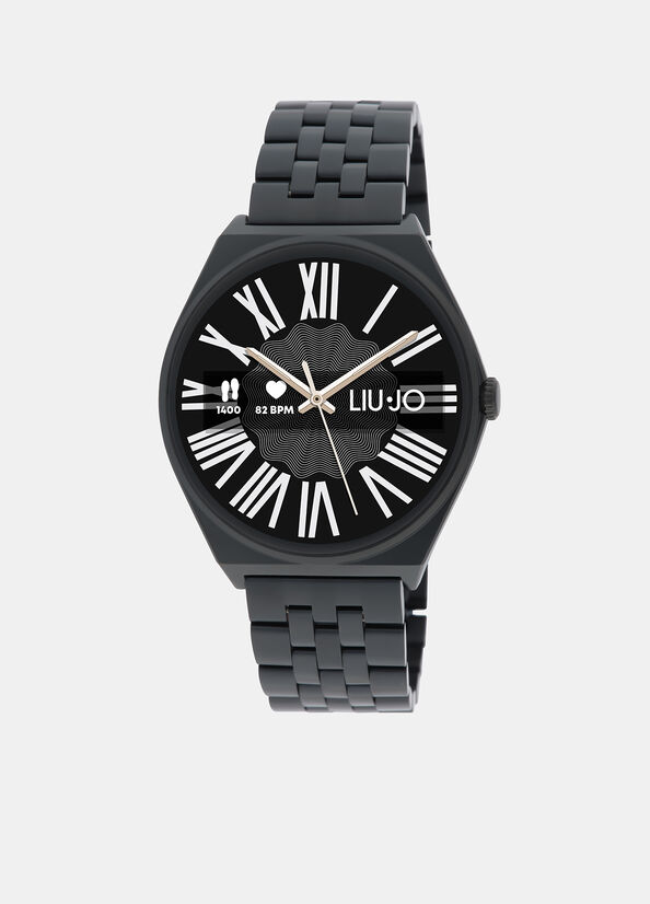 Smartwatch with leather strap black Liu Jo - large image number 0