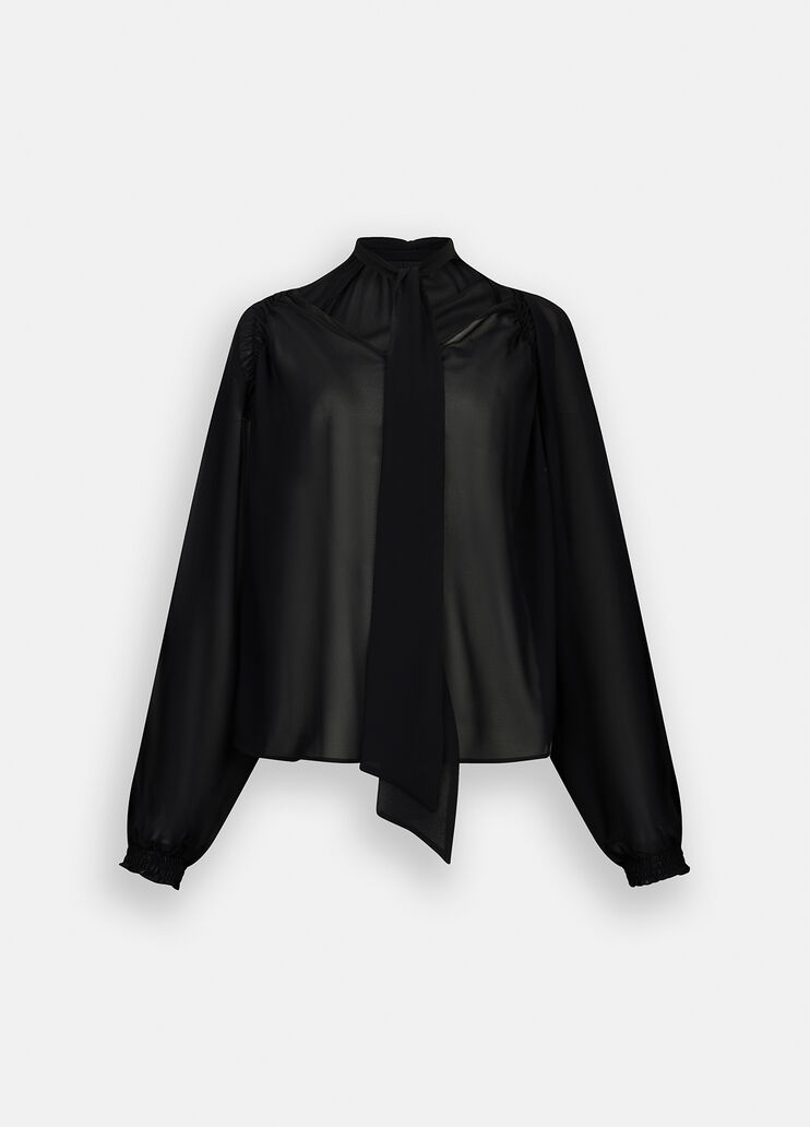 Georgette blouse black Liu Jo - large image number 6