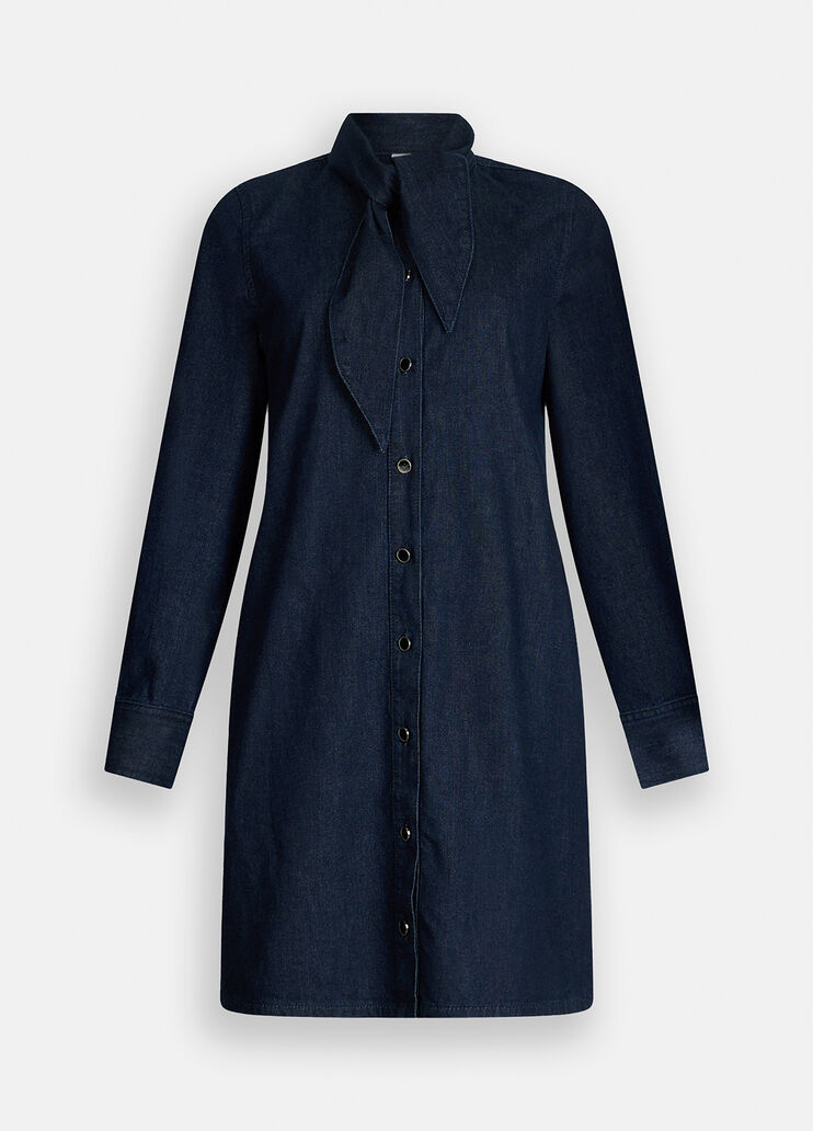 Abito chemisier in denim lavaggio classico Liu Jo - large image number 6