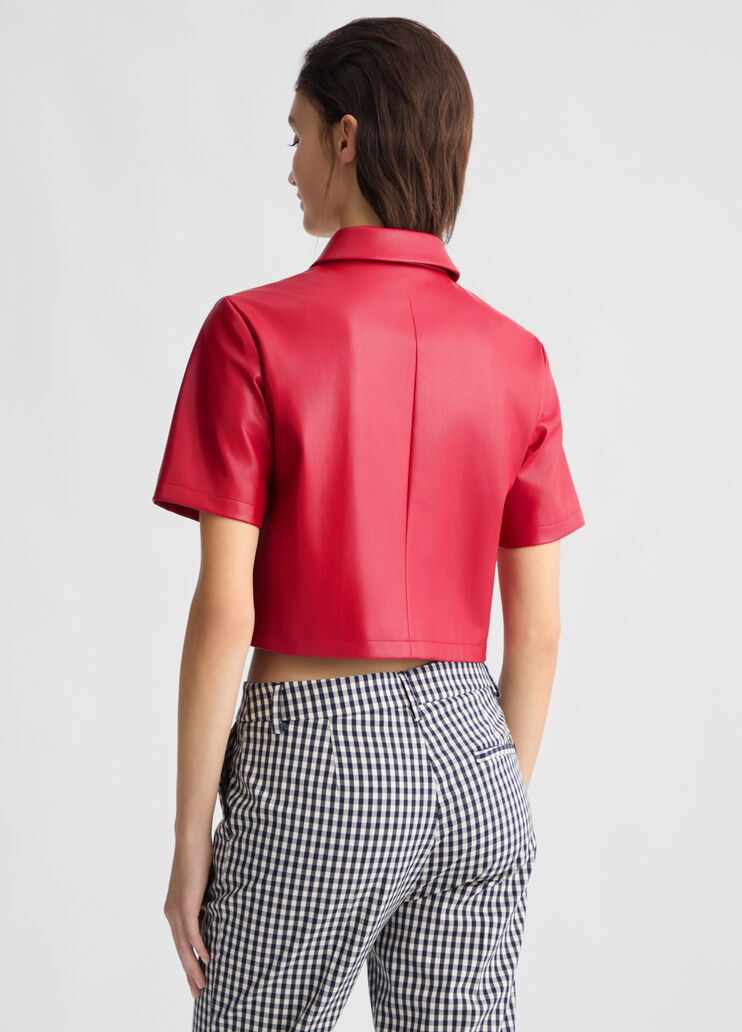 Red coated fabric jacket red Liu Jo - large image number 1 Red coated fabric jacket red Liu Jo - large image number 1