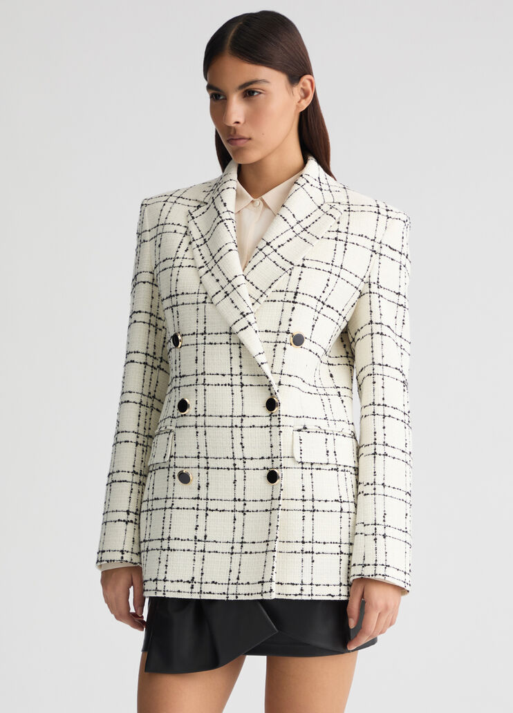 White chequered blazer black and white Liu Jo - medium White chequered blazer black and white Liu Jo - medium