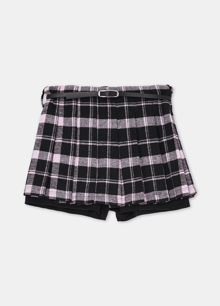 Chequered cotton skirt pink check Liu Jo - large image number 3
