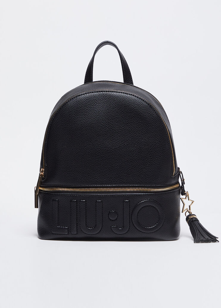 Backpack with charm black Liu Jo - medium Backpack with charm black Liu Jo - medium