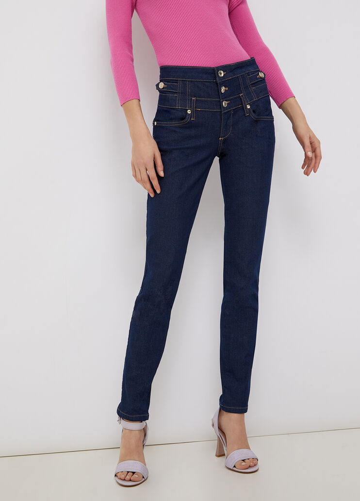High-rise skinny jeans classic blue wash Liu Jo - large image number 0 High-rise skinny jeans classic blue wash Liu Jo - large image number 0