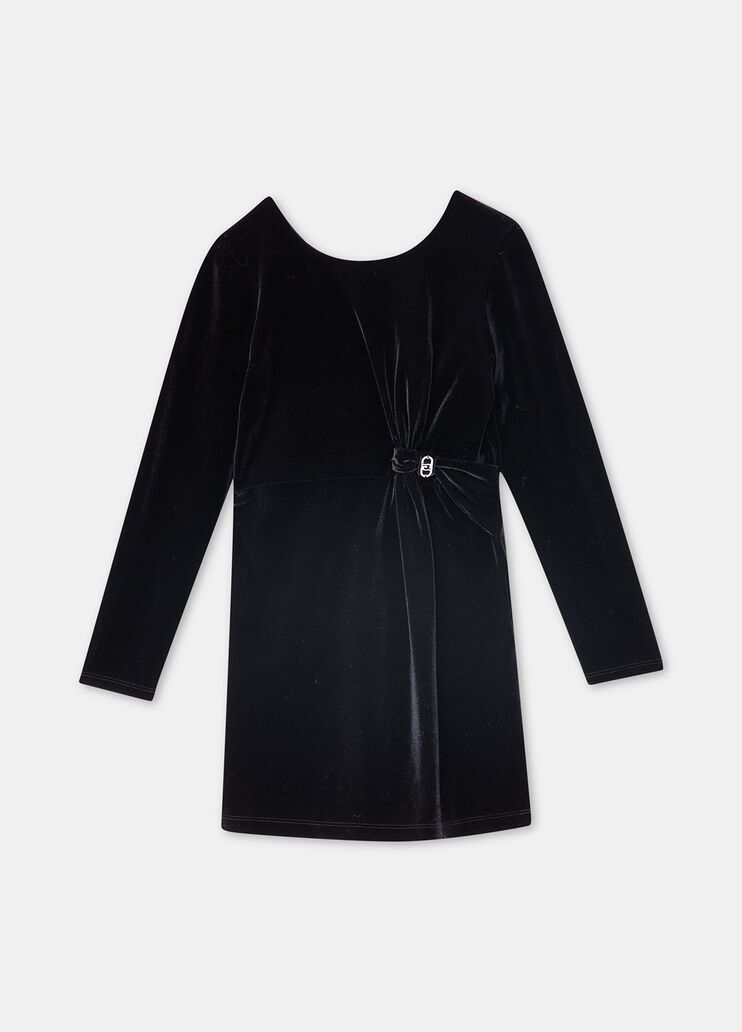Kleid aus Samt Schwarz Liu Jo - medium