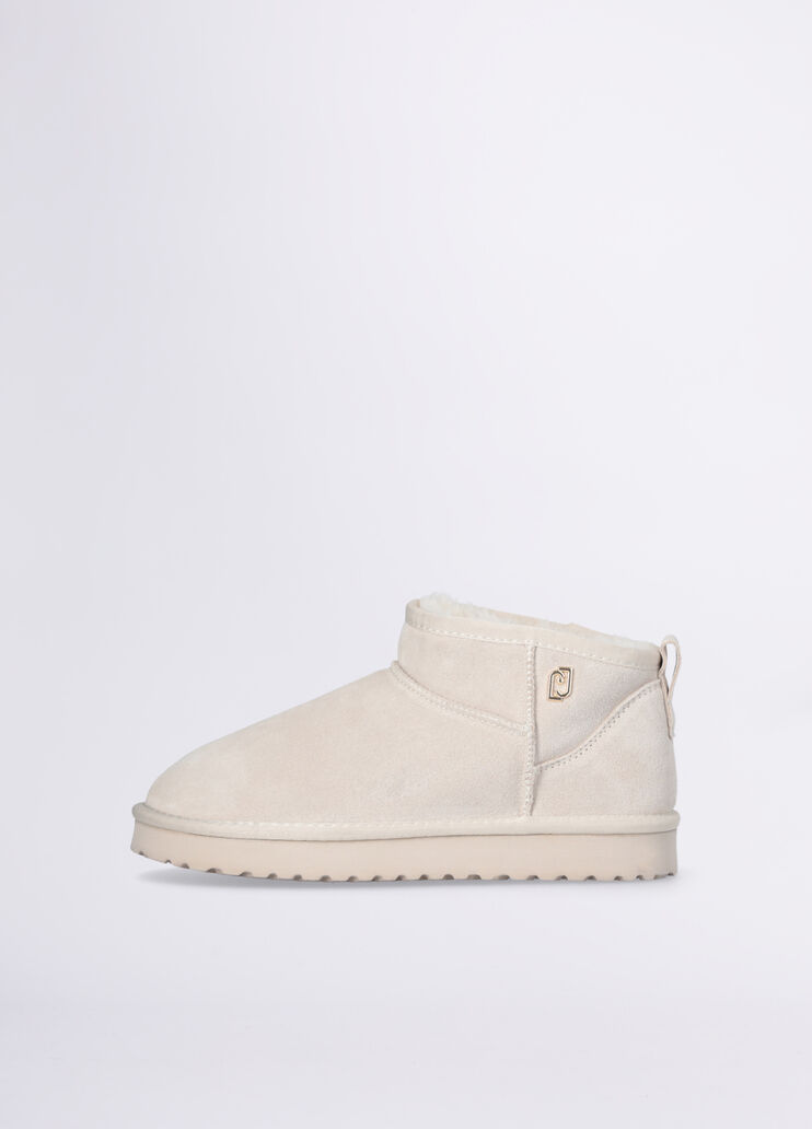 Suede ankle boots cream Liu Jo - large image number 4 Suede ankle boots cream Liu Jo - large image number 4