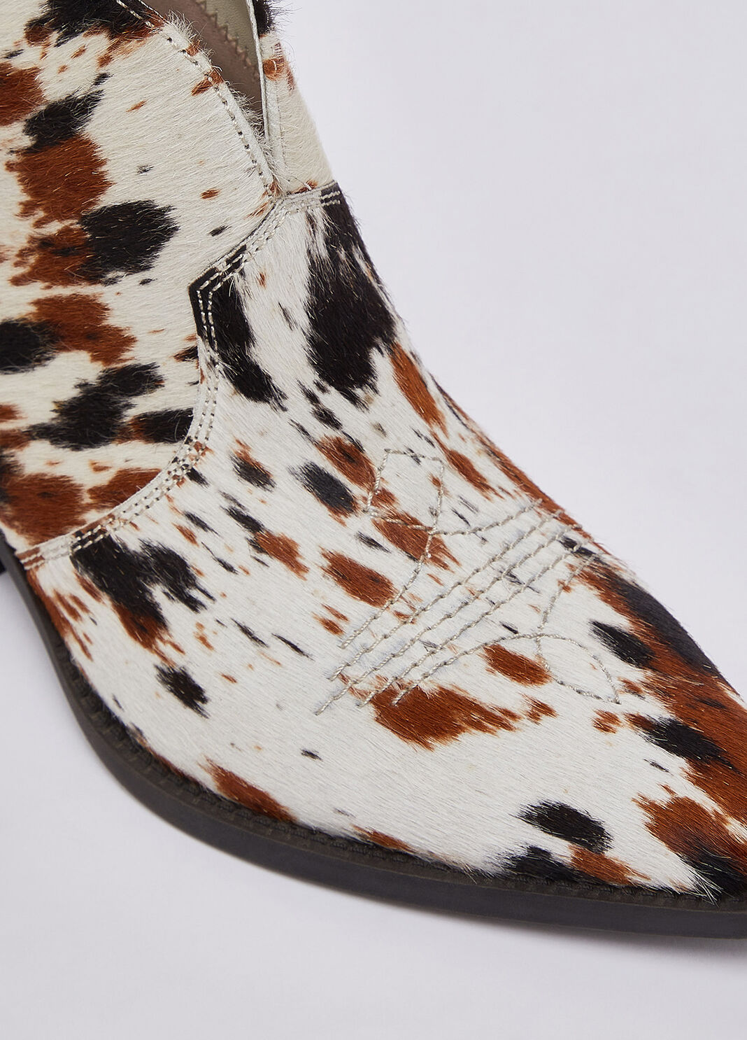 Cowhide Texan Ankle Boots animal print Liu Jo - large image number 6