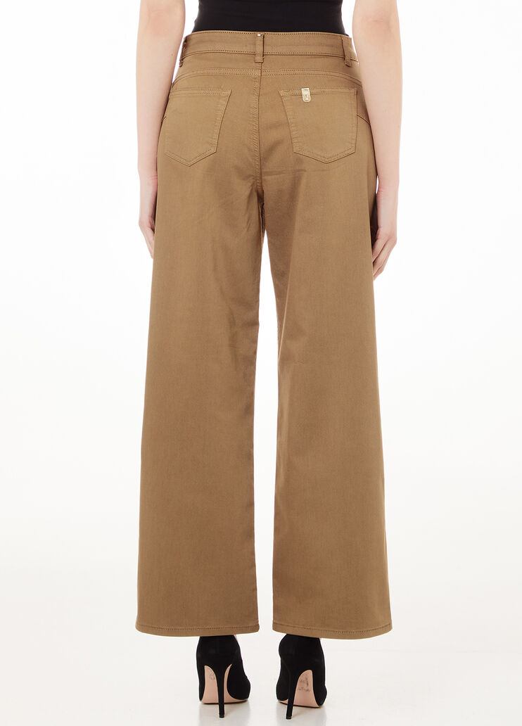 Ausgestellte Cropped-Hose Sand Liu Jo - medium Ausgestellte Cropped-Hose Sand Liu Jo - medium