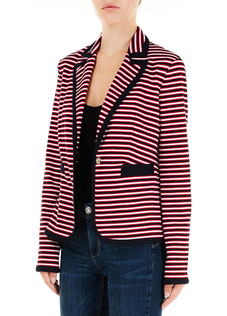 Blazer mariniére Blu/rosso/bianco Liu Jo - large image number 2 Blazer mariniére Blu/rosso/bianco Liu Jo - large image number 2