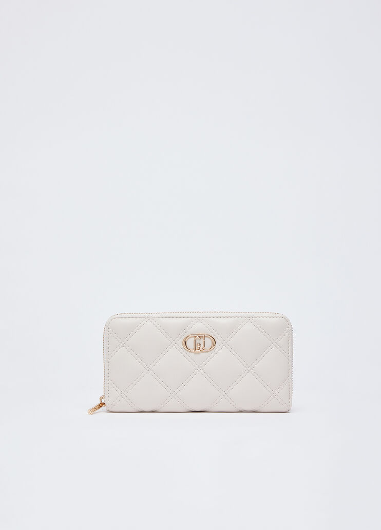 Large quilted purse cream Liu Jo - medium