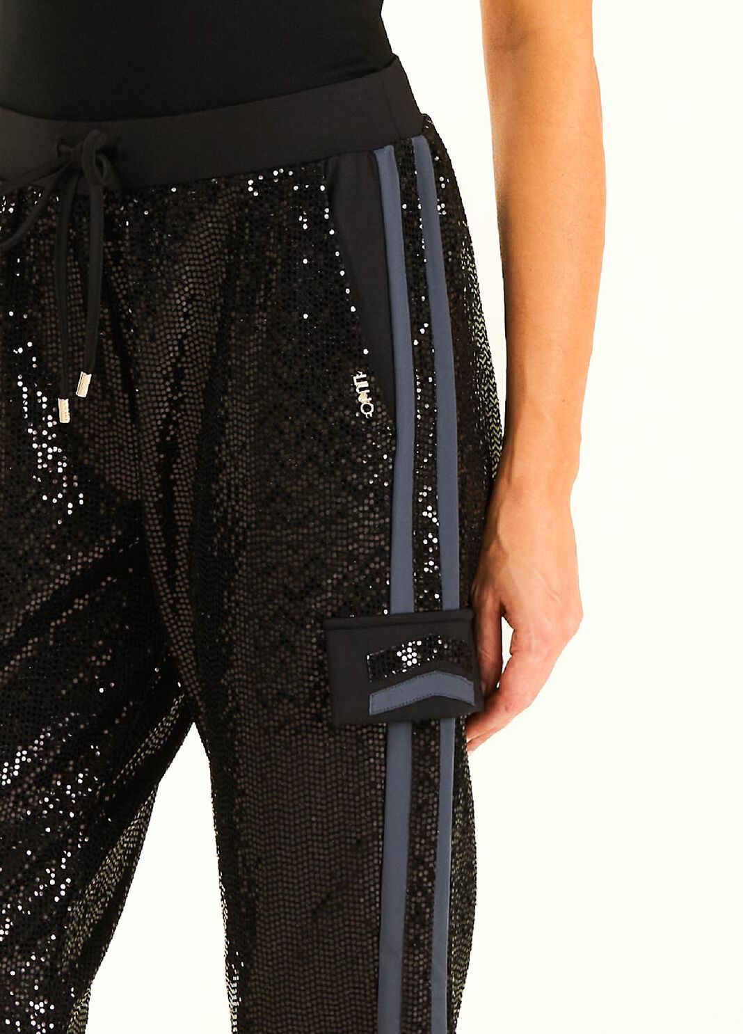 Pantalone slim fit nero Liu Jo - large image number 2