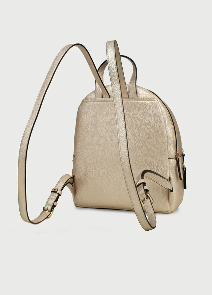 Mochila con logotipo Dorado claro Liu Jo - large image number 3